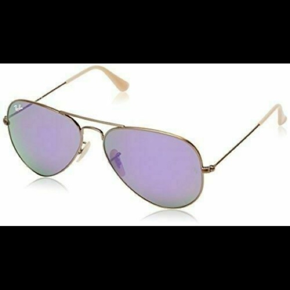 Rayban aviator sunglasses purple polarized - Picture 2 of 2